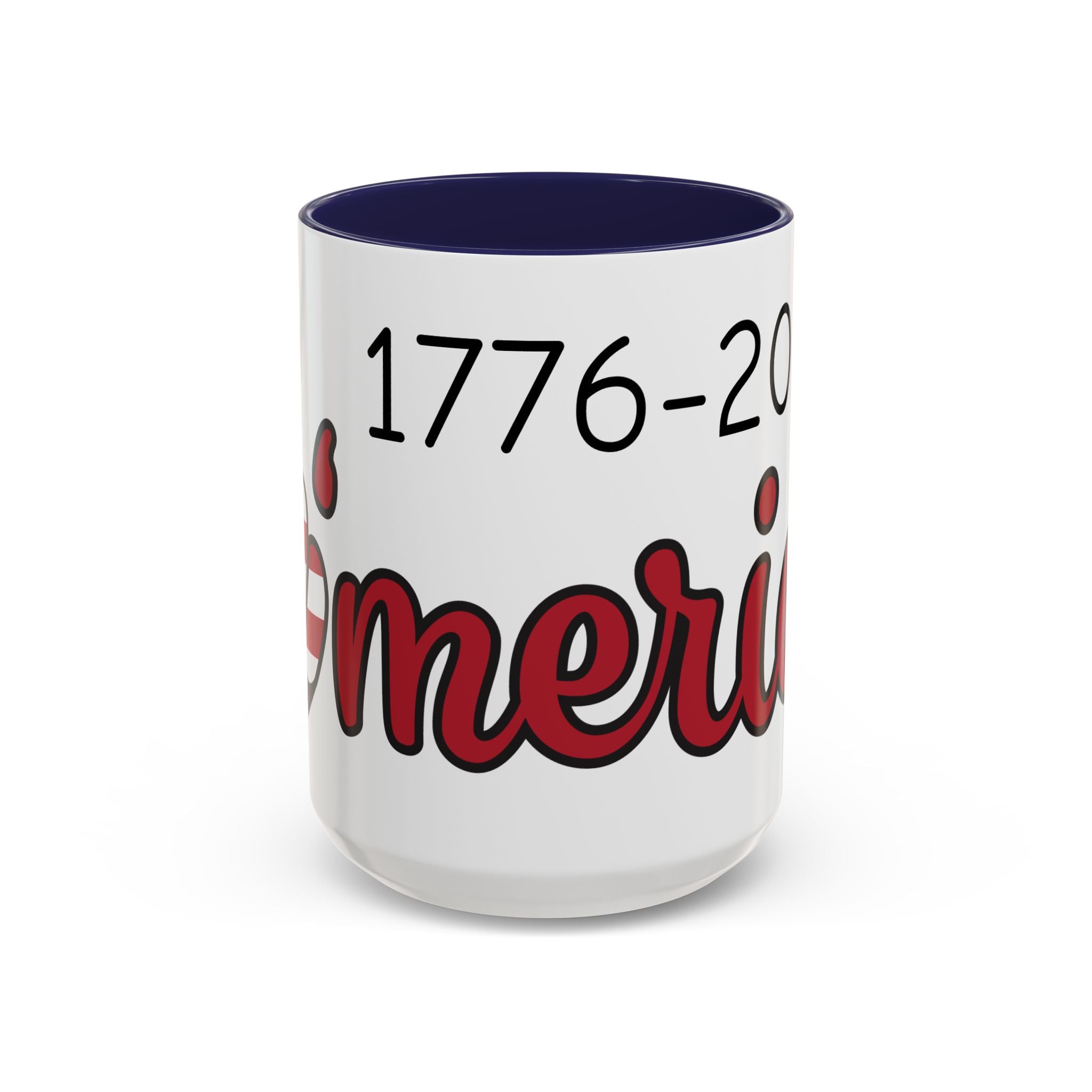 1776-2026 America Accent Coffee Mug — Patriotic Election Coffee Cup