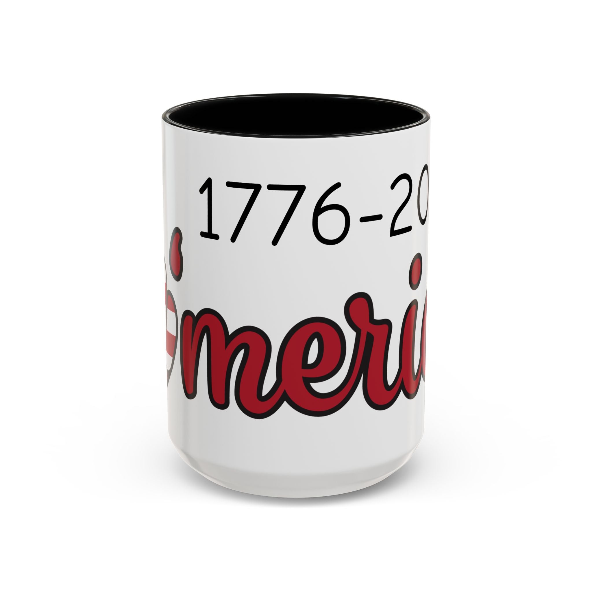 1776-2026 America Accent Coffee Mug — Patriotic Election Coffee Cup