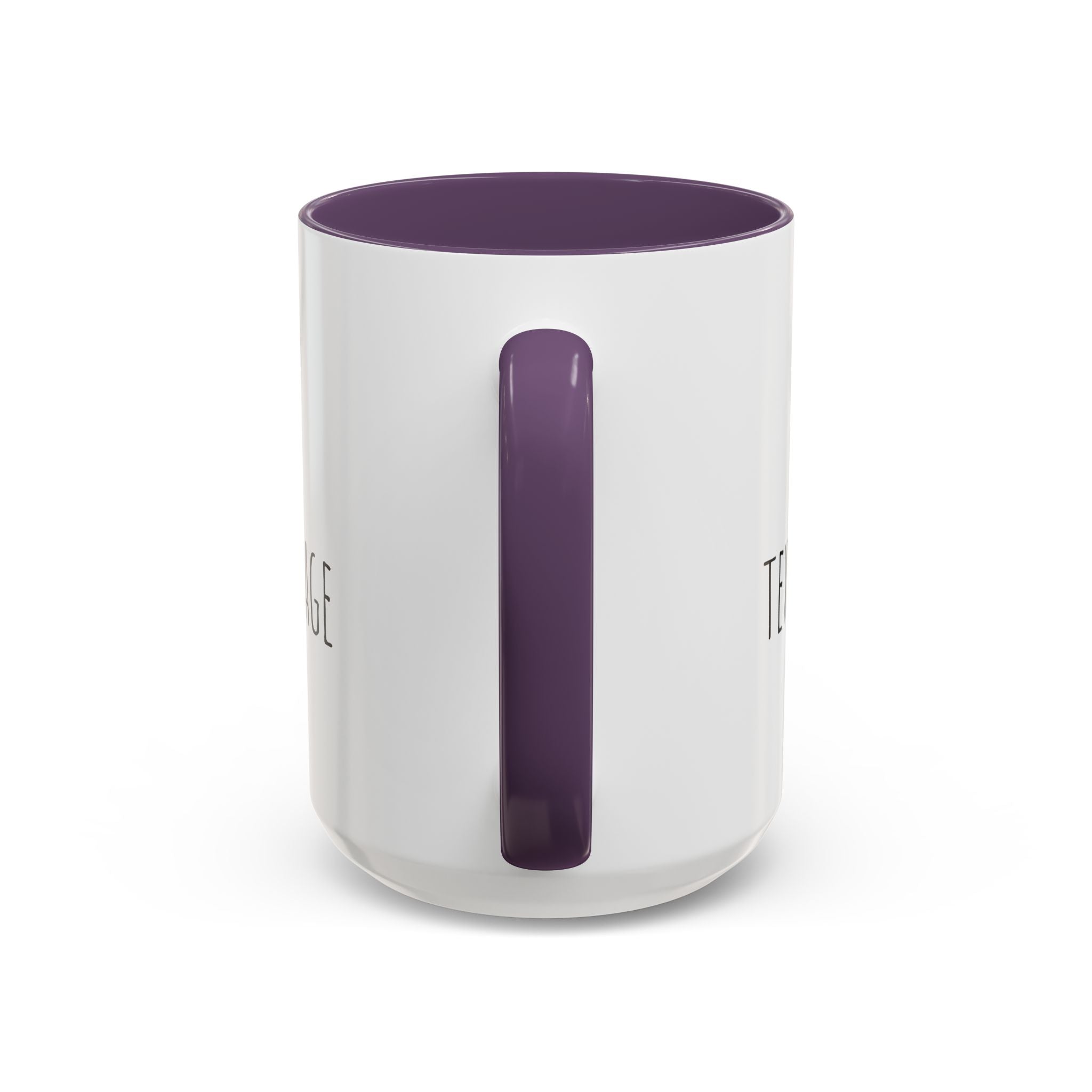 Personalize This Custom Text Photo Accent Coffee Mug | 11oz 15oz, Black Handle & Interior