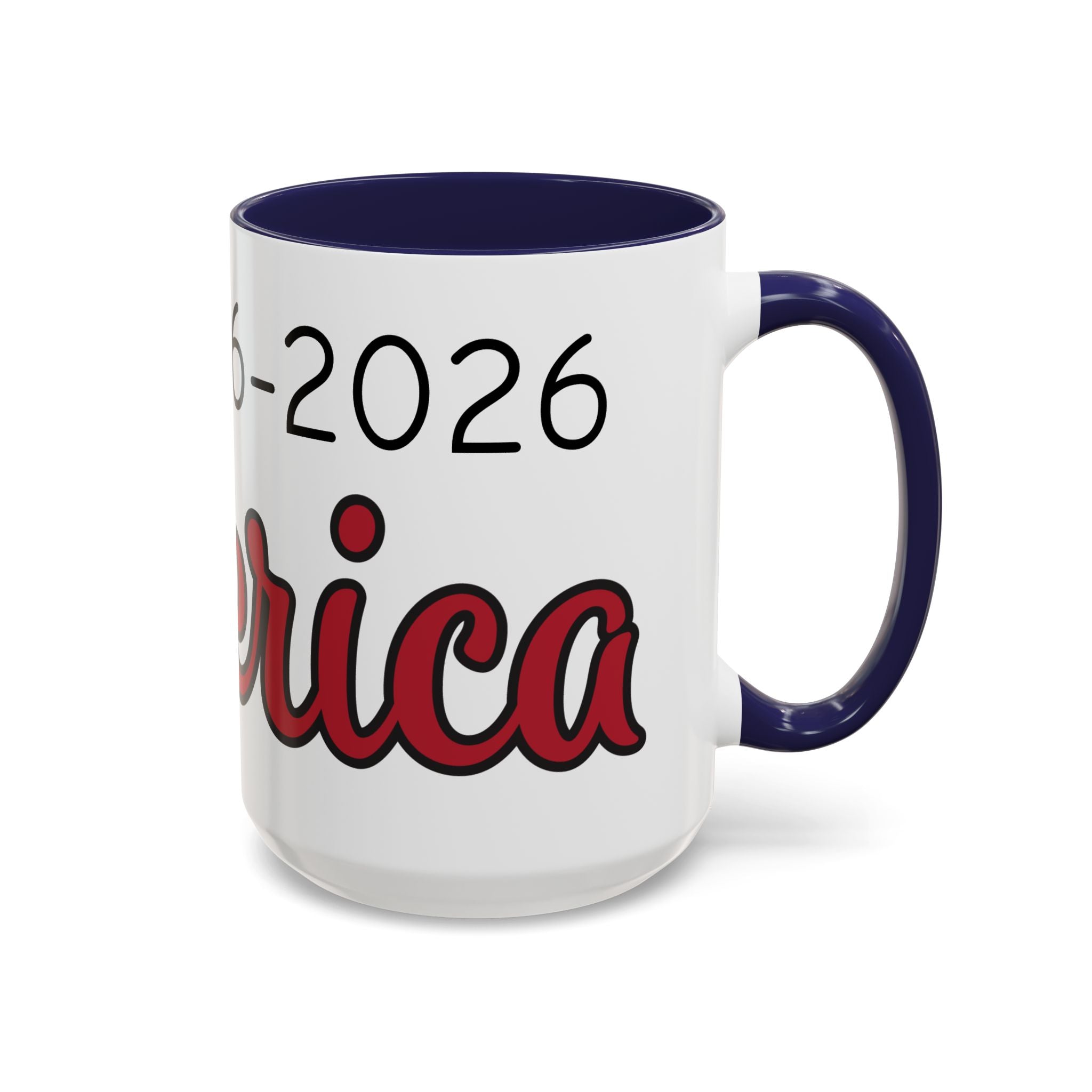 1776-2026 America Accent Coffee Mug — Patriotic Election Coffee Cup