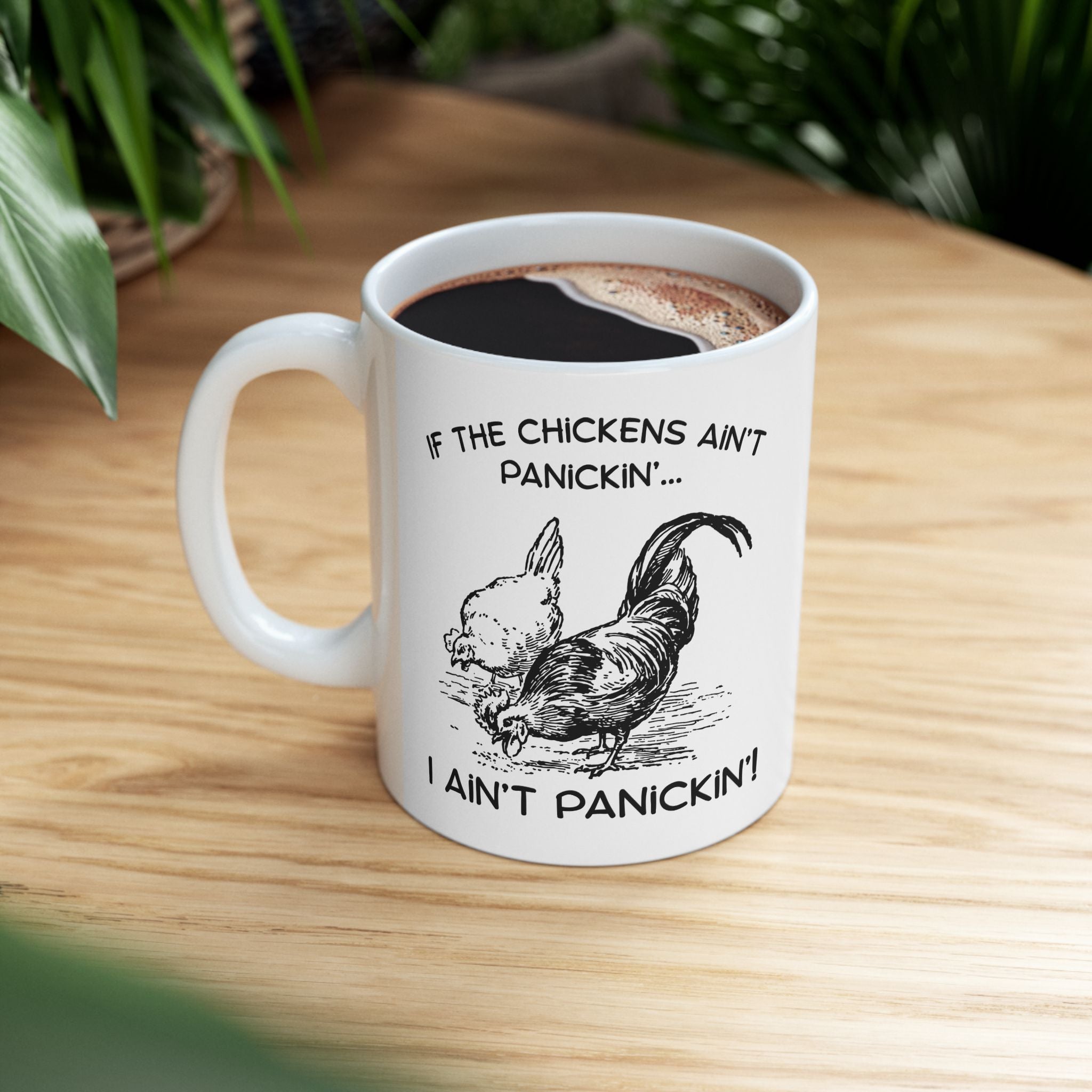 Chicken Life Ceramic Mug, (11oz, 15oz)