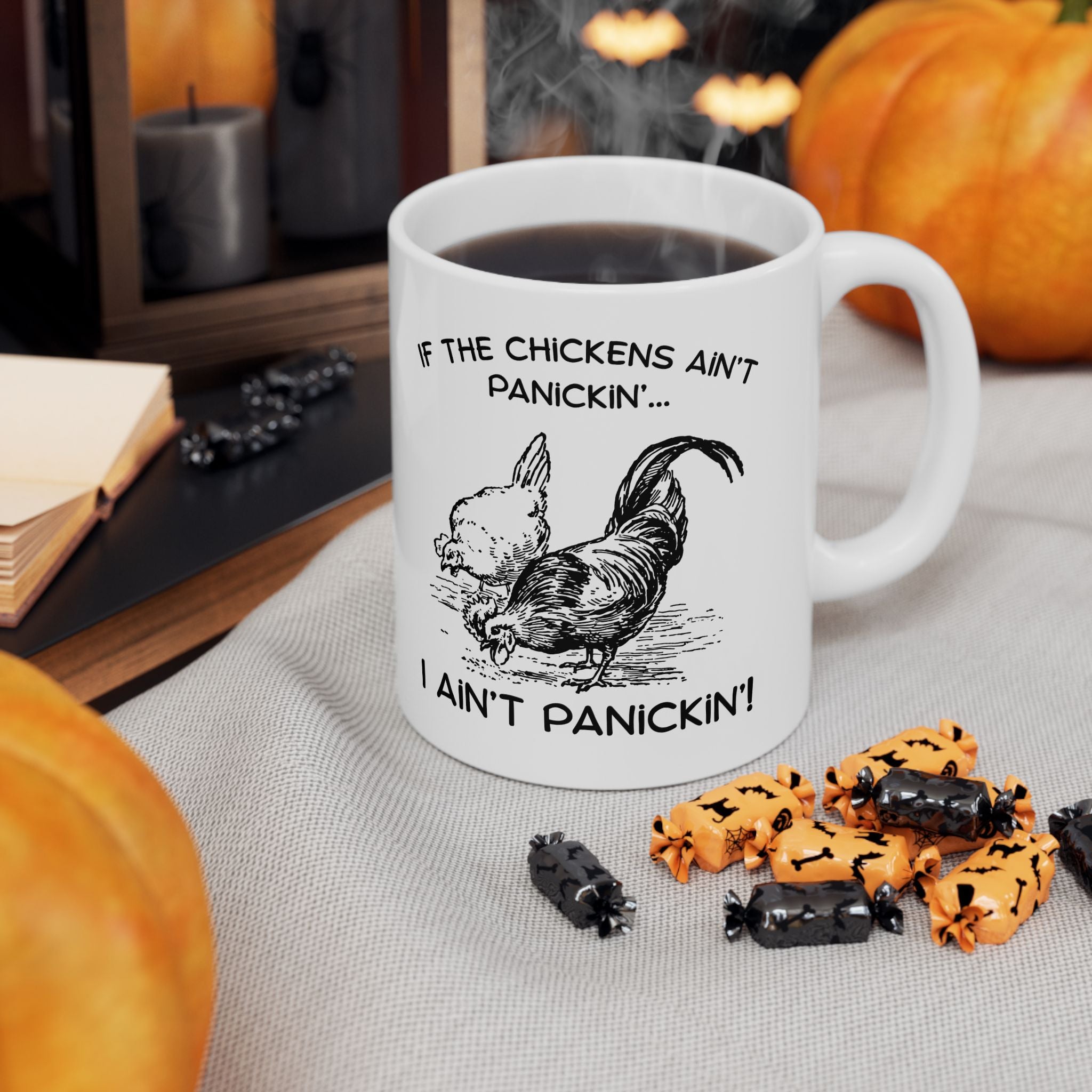 Chicken Life Ceramic Mug, (11oz, 15oz)