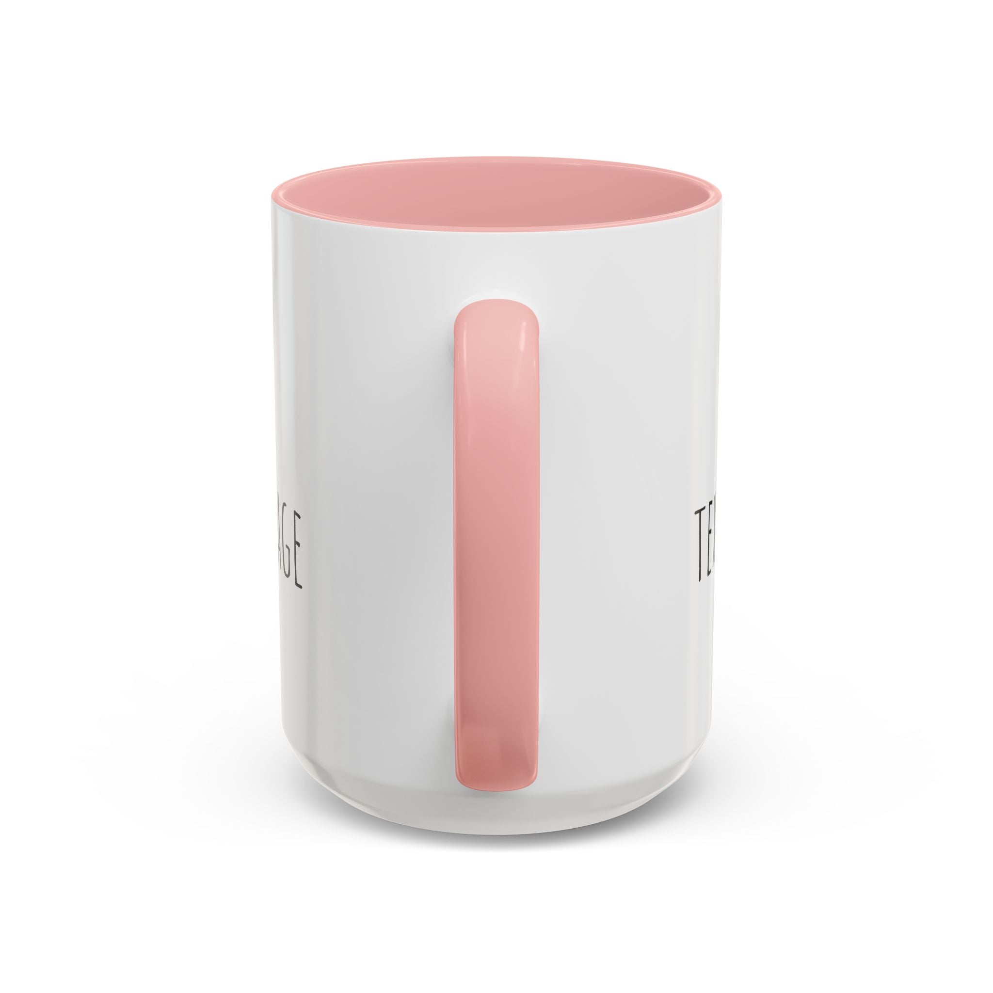 Personalize This Custom Text Photo Accent Coffee Mug | 11oz 15oz, Black Handle & Interior