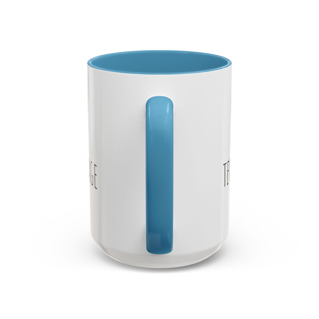 Personalize This Custom Text Photo Accent Coffee Mug | 11oz 15oz, Black Handle & Interior
