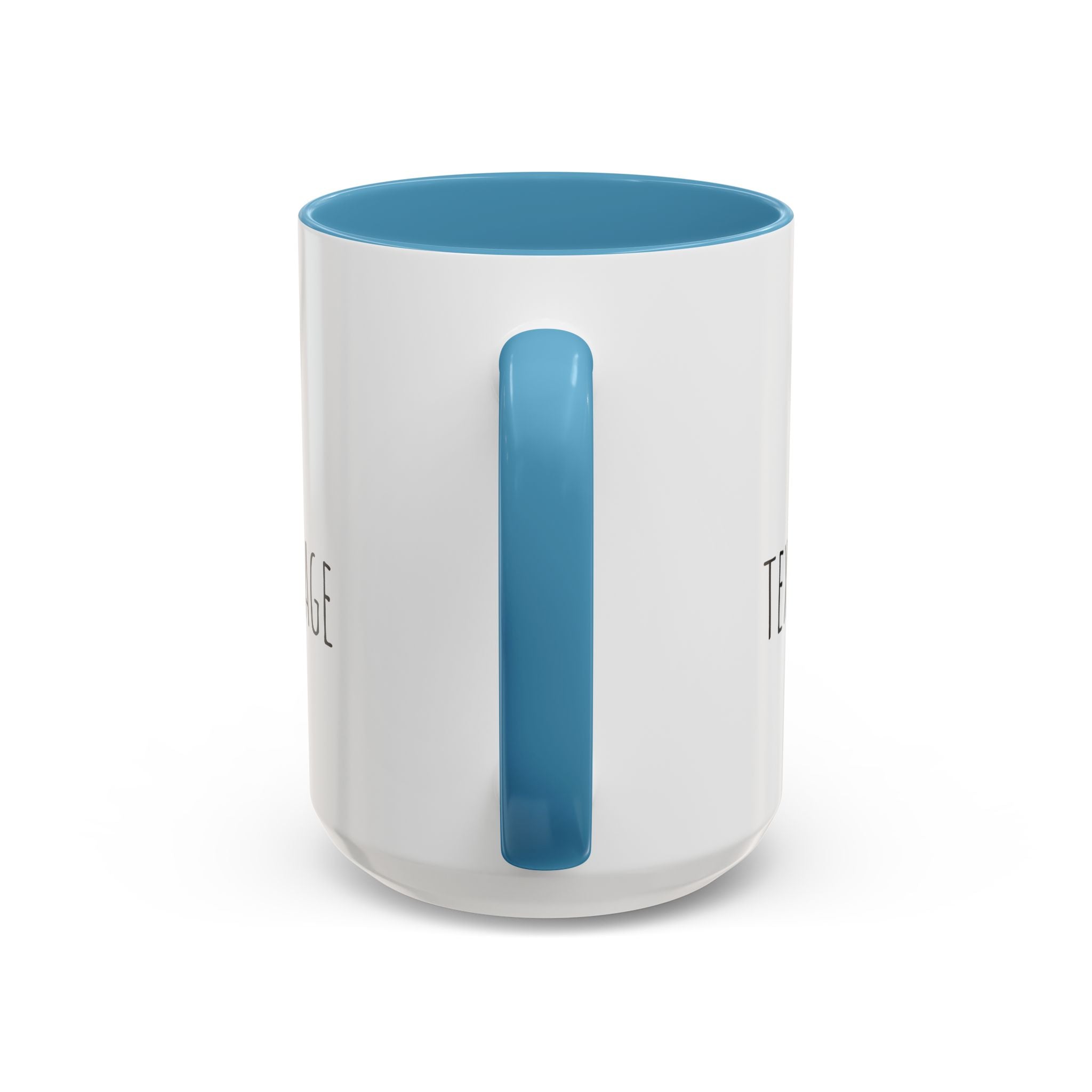 Personalize This Custom Text Photo Accent Coffee Mug | 11oz 15oz, Black Handle & Interior