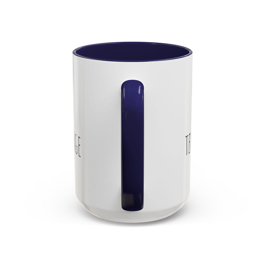 Personalize This Custom Text Photo Accent Coffee Mug | 11oz 15oz, Black Handle & Interior