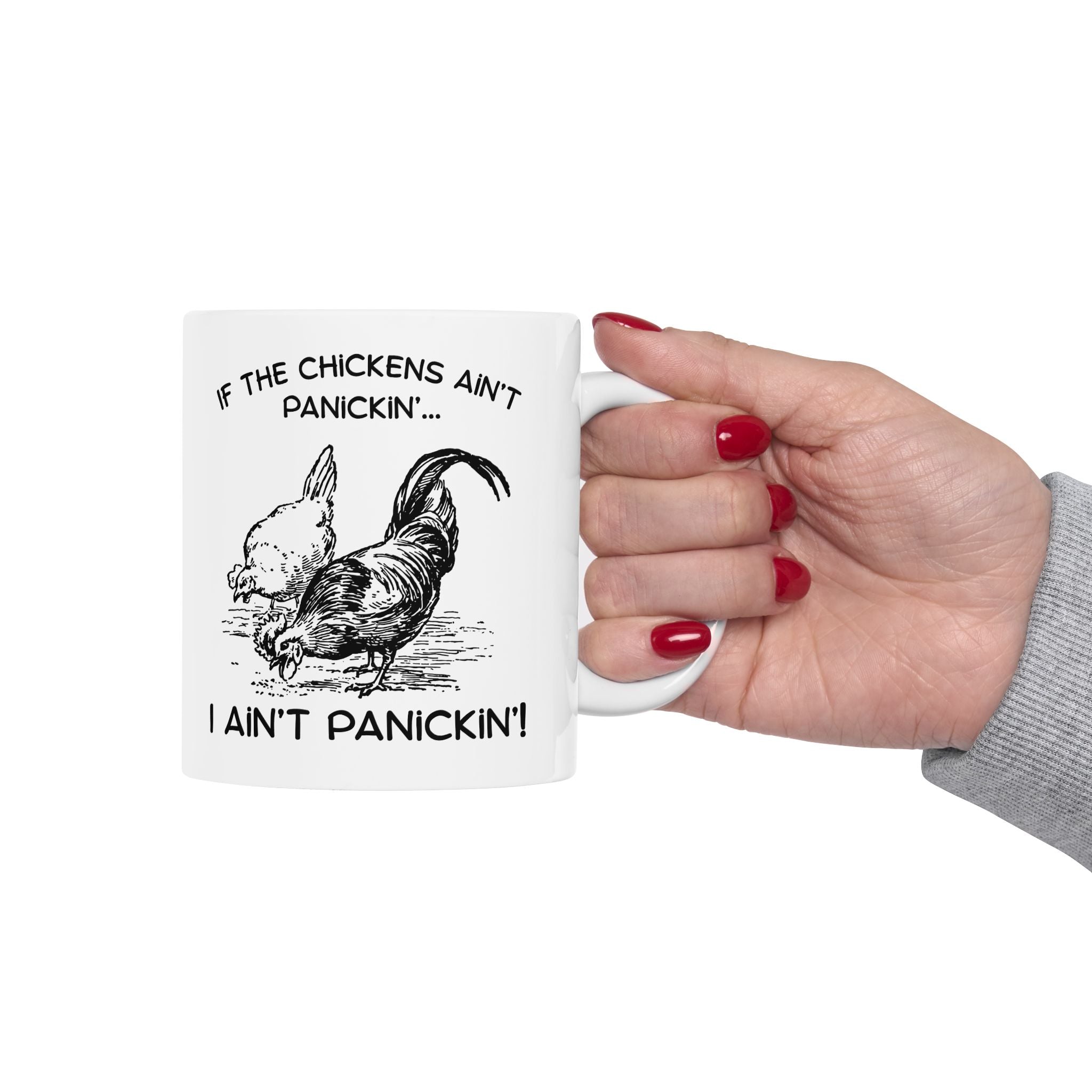 Chicken Life Ceramic Mug, (11oz, 15oz)