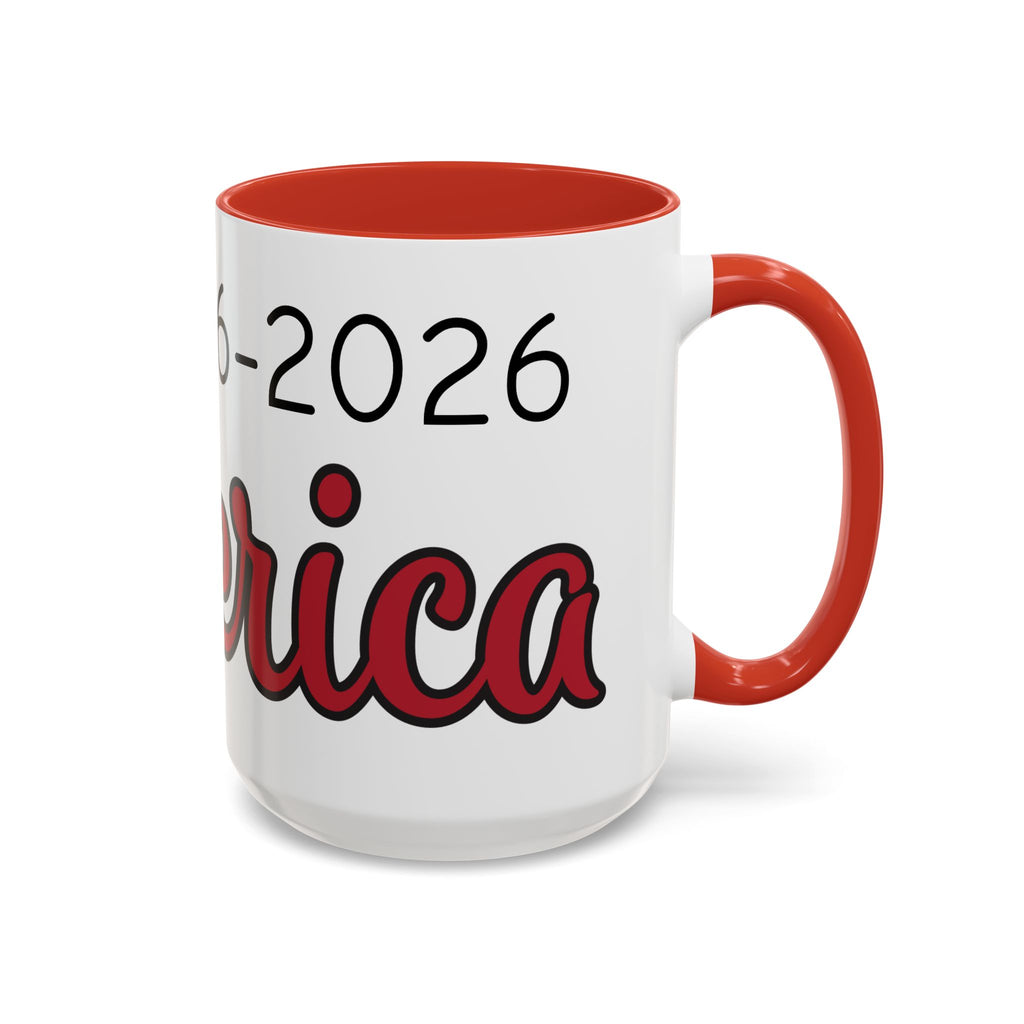 1776-2026 America Accent Coffee Mug — Patriotic Election Coffee Cup