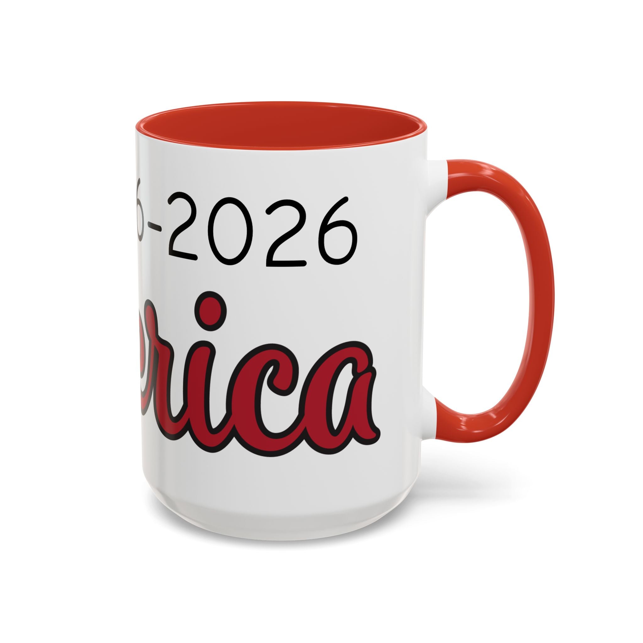 1776-2026 America Accent Coffee Mug — Patriotic Election Coffee Cup