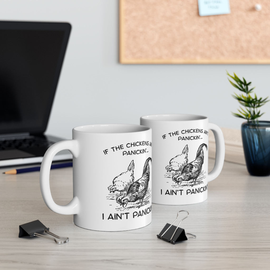 Chicken Life Ceramic Mug, (11oz, 15oz)