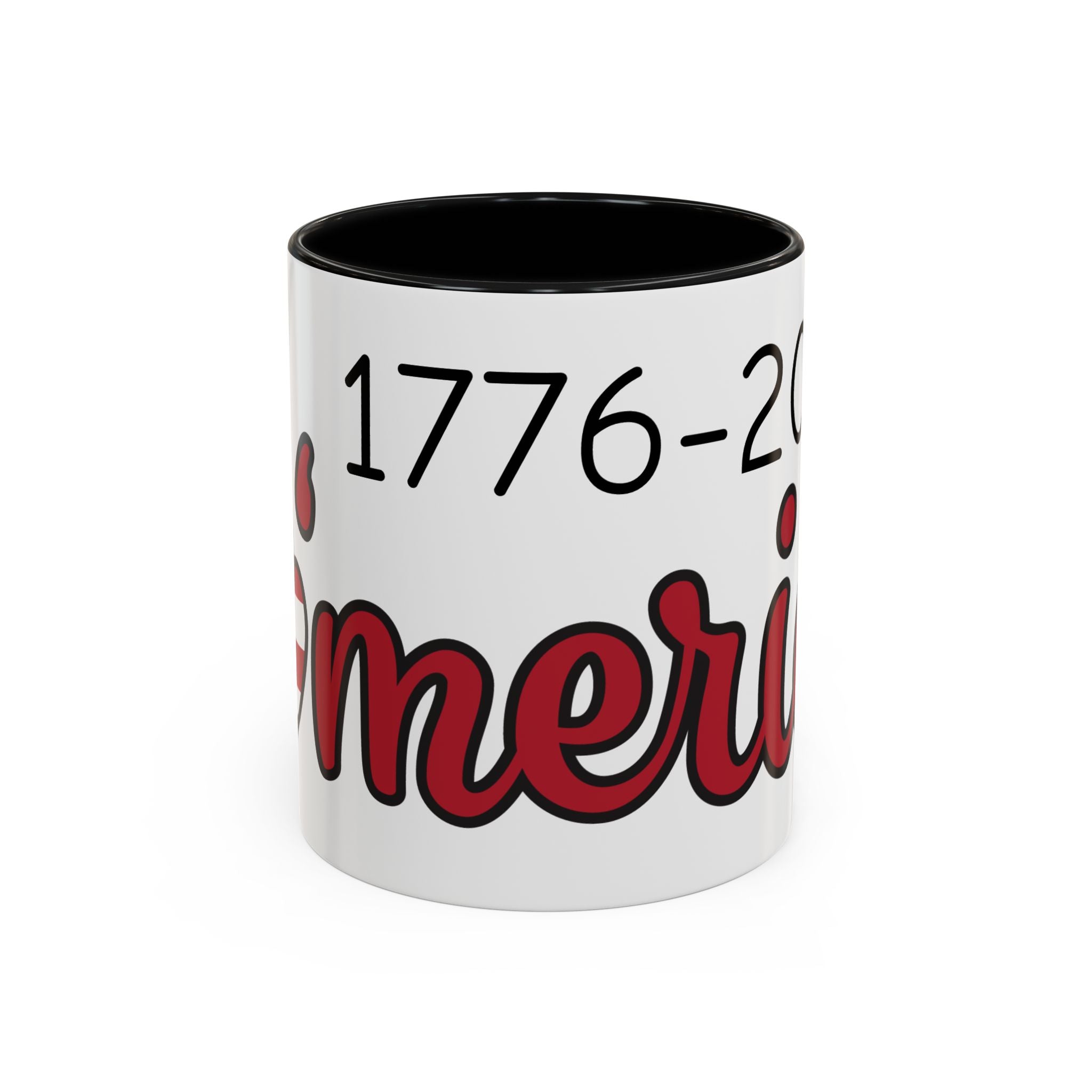 1776-2026 America Accent Coffee Mug — Patriotic Election Coffee Cup