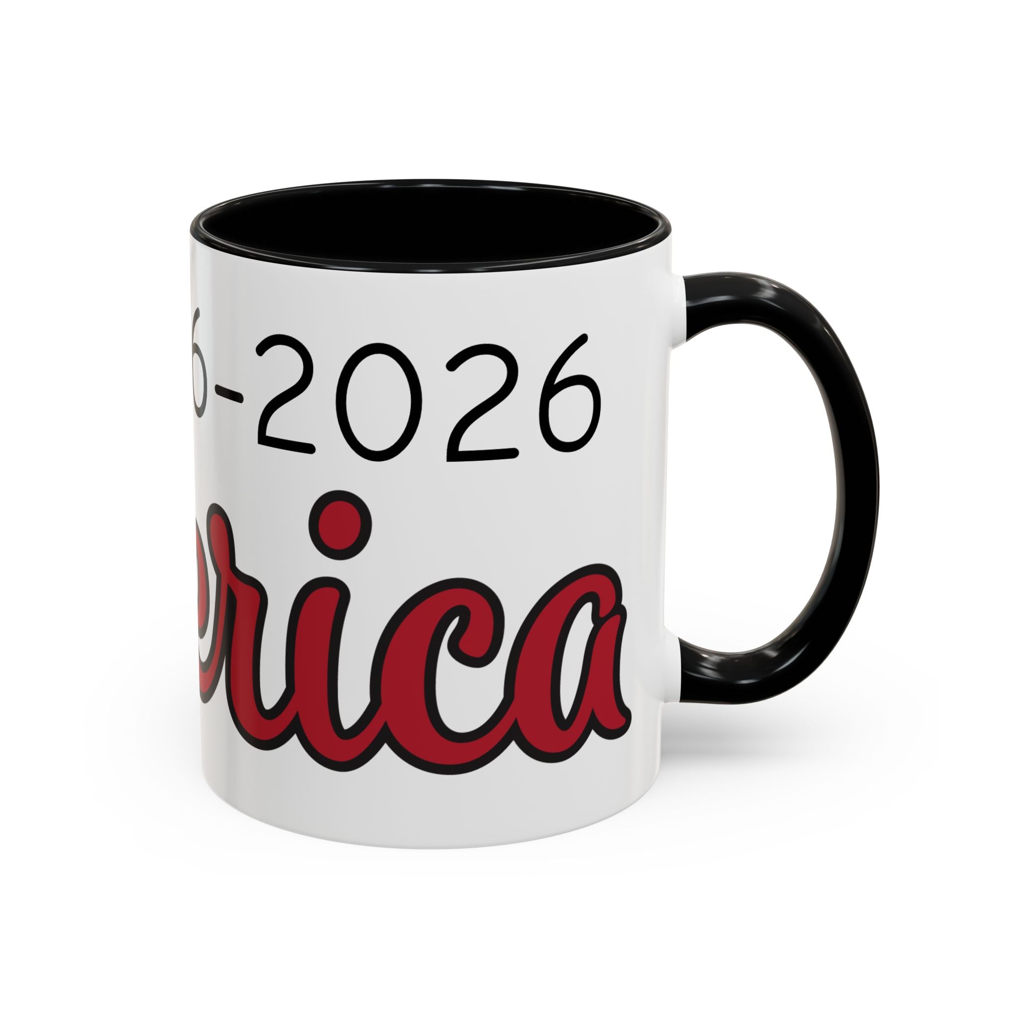 1776-2026 America Accent Coffee Mug — Patriotic Election Coffee Cup