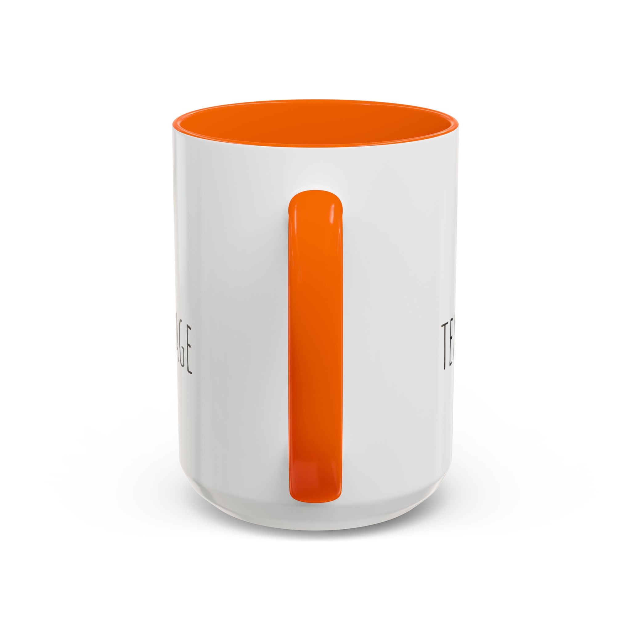 Personalize This Custom Text Photo Accent Coffee Mug | 11oz 15oz, Black Handle & Interior