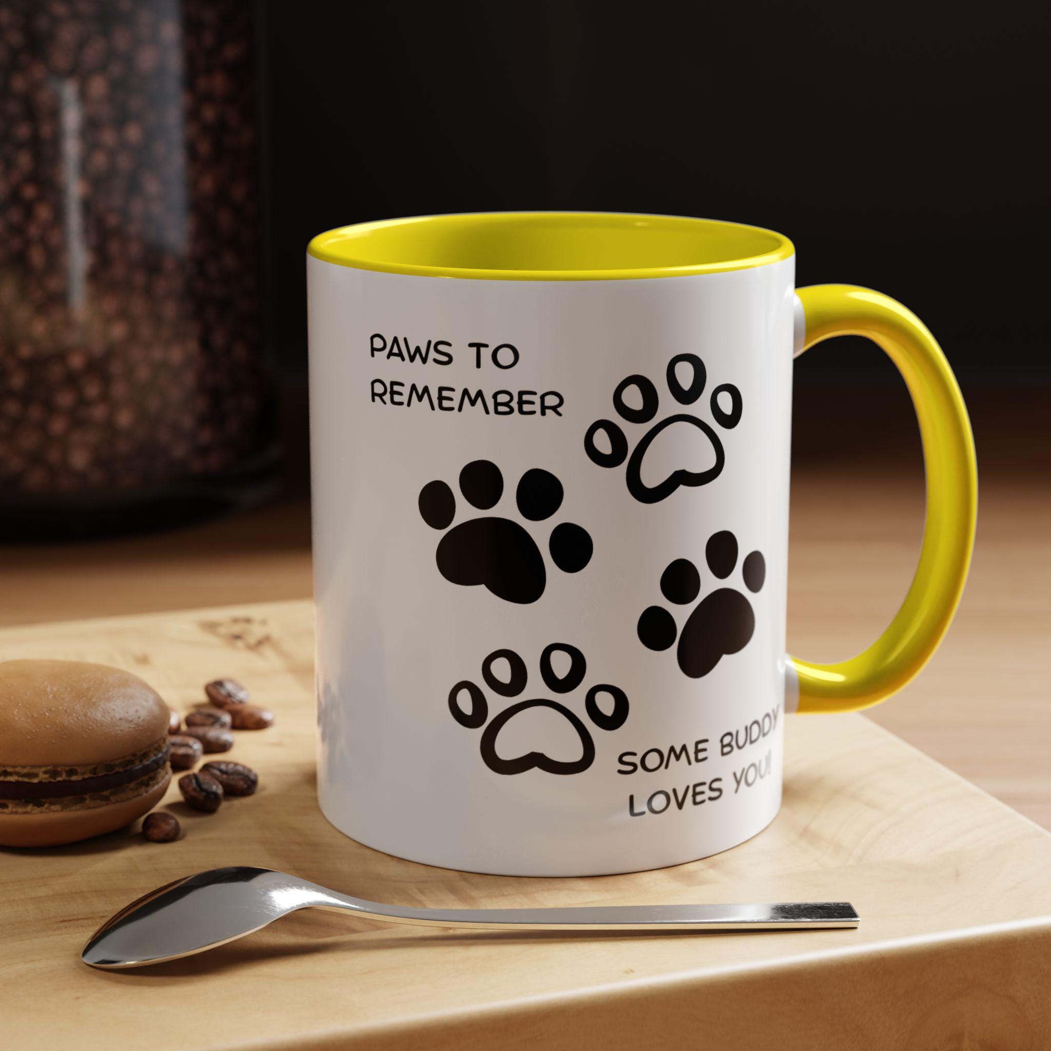 Paws To Remember paw print mug | Coffee Mug