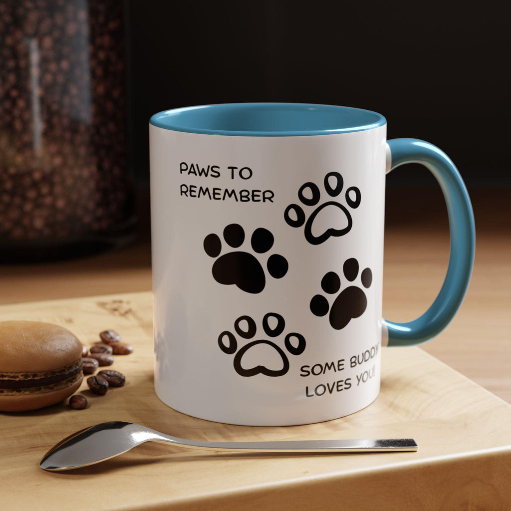 Paws To Remember paw print mug | Coffee Mug