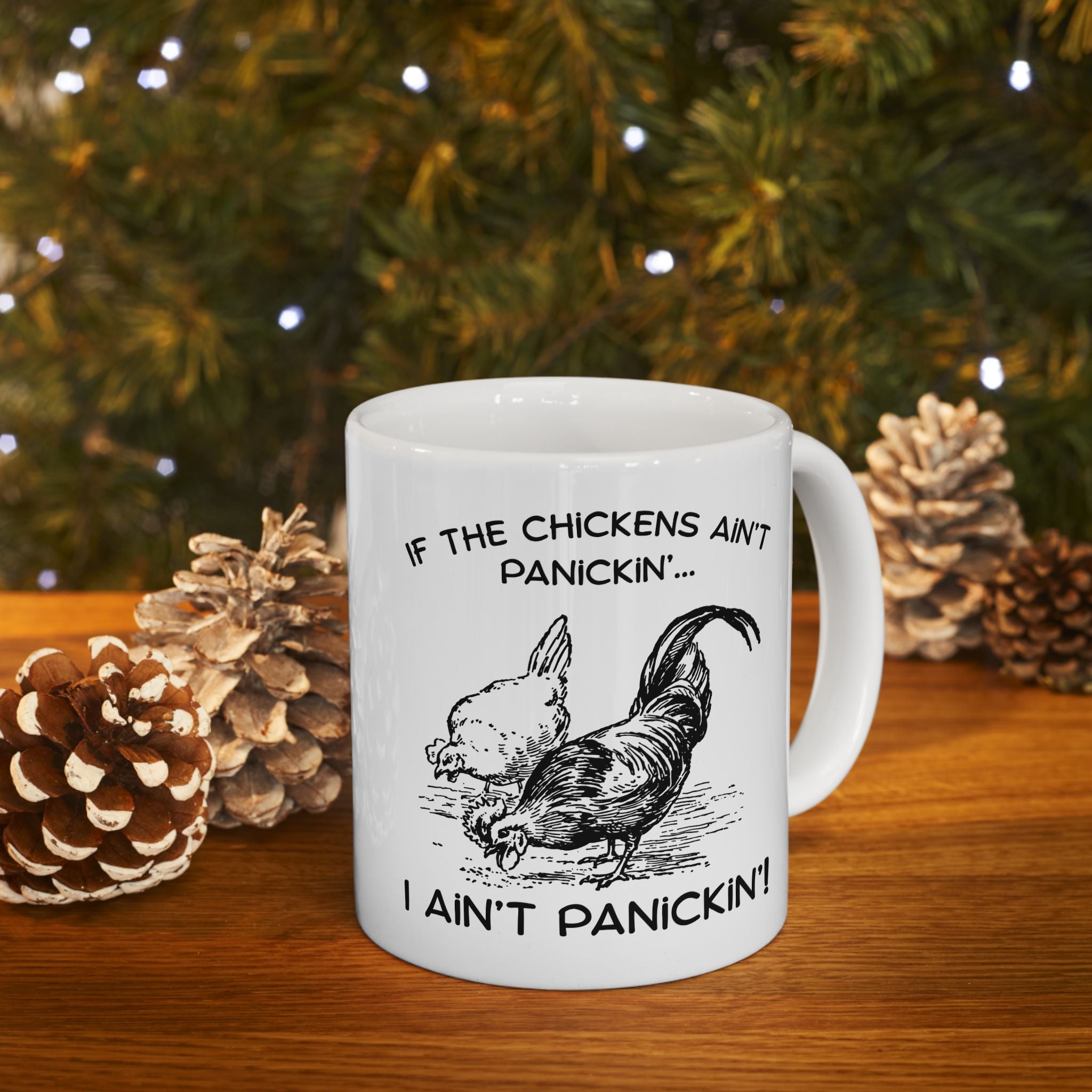 Chicken Life Ceramic Mug, (11oz, 15oz)