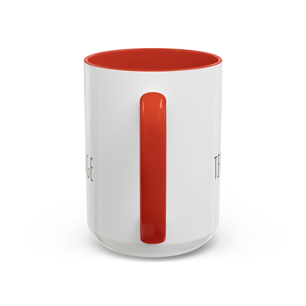 Personalize This Custom Text Photo Accent Coffee Mug | 11oz 15oz, Black Handle & Interior