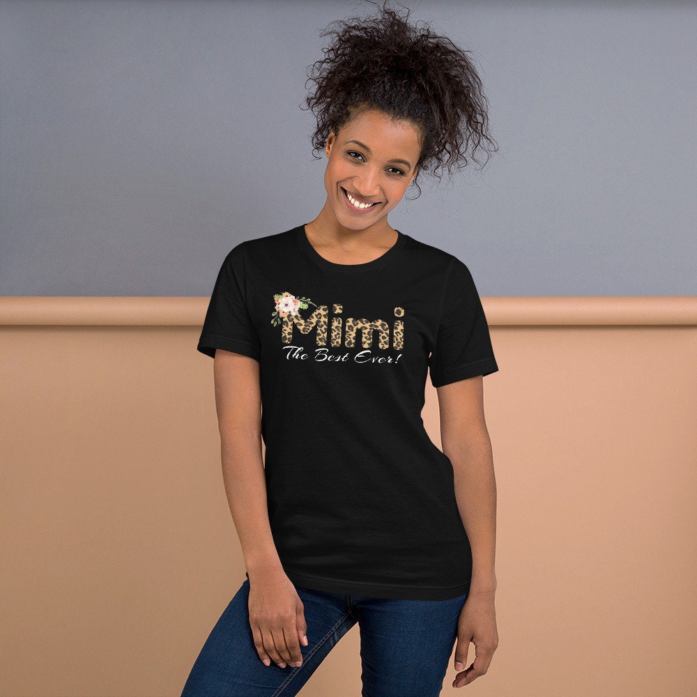 Greatest Mimi Ever shirt, Cheetah print shirt, Mother's Day gift, Mimi shirt, Grandmother shirt