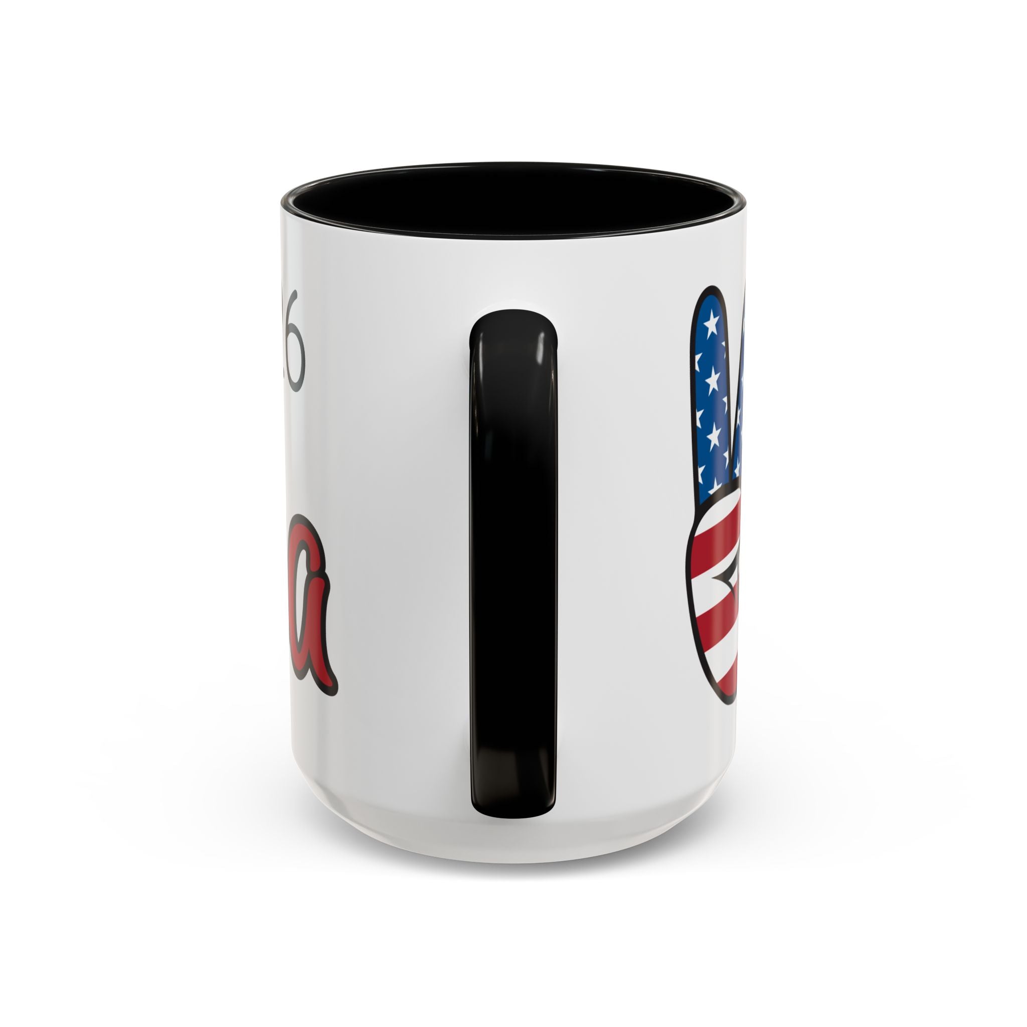 1776-2026 America Accent Coffee Mug — Patriotic Election Coffee Cup