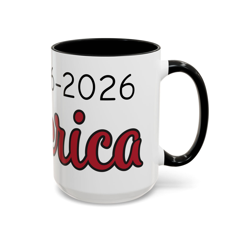 1776-2026 America Accent Coffee Mug — Patriotic Election Coffee Cup