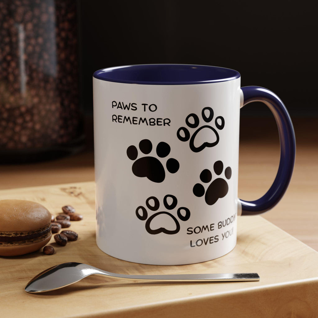 Paws To Remember paw print mug | Coffee Mug