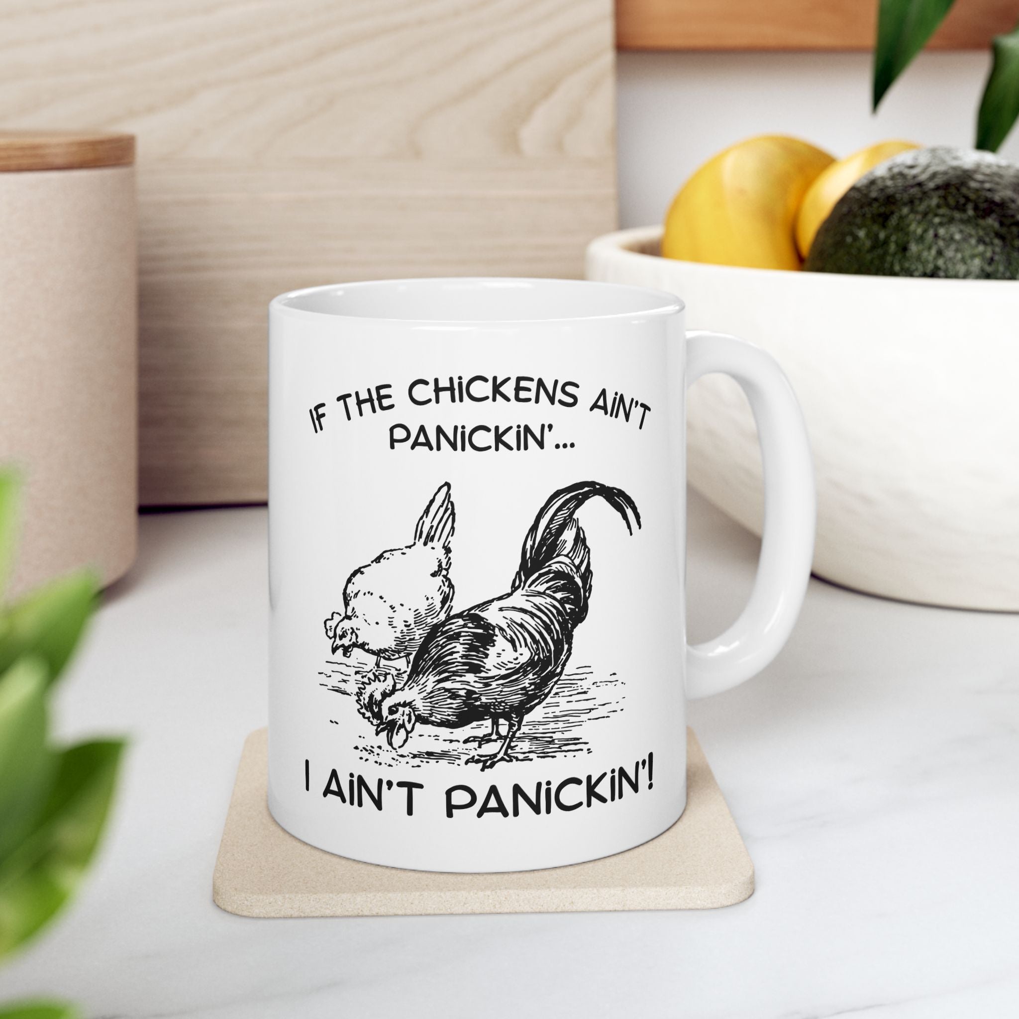 Chicken Life Ceramic Mug, (11oz, 15oz)