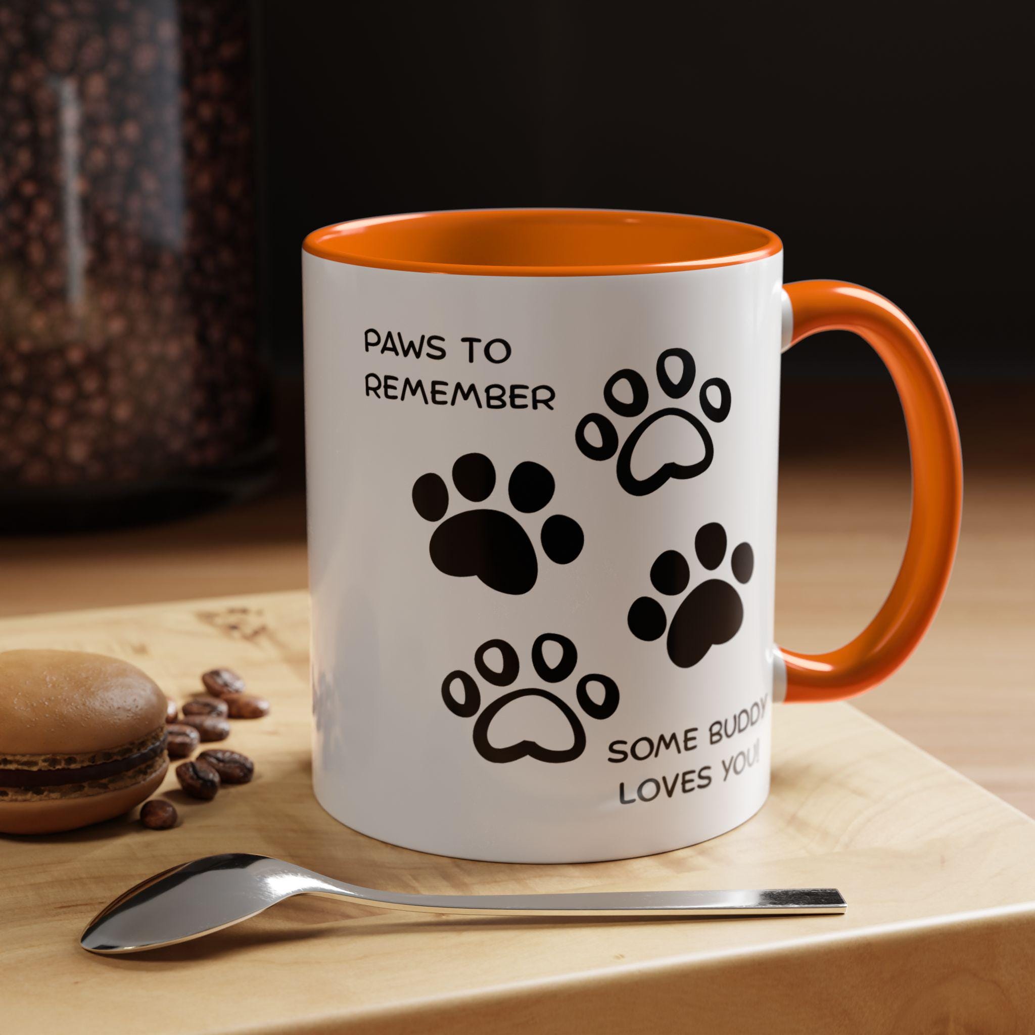 Paws To Remember paw print mug | Coffee Mug