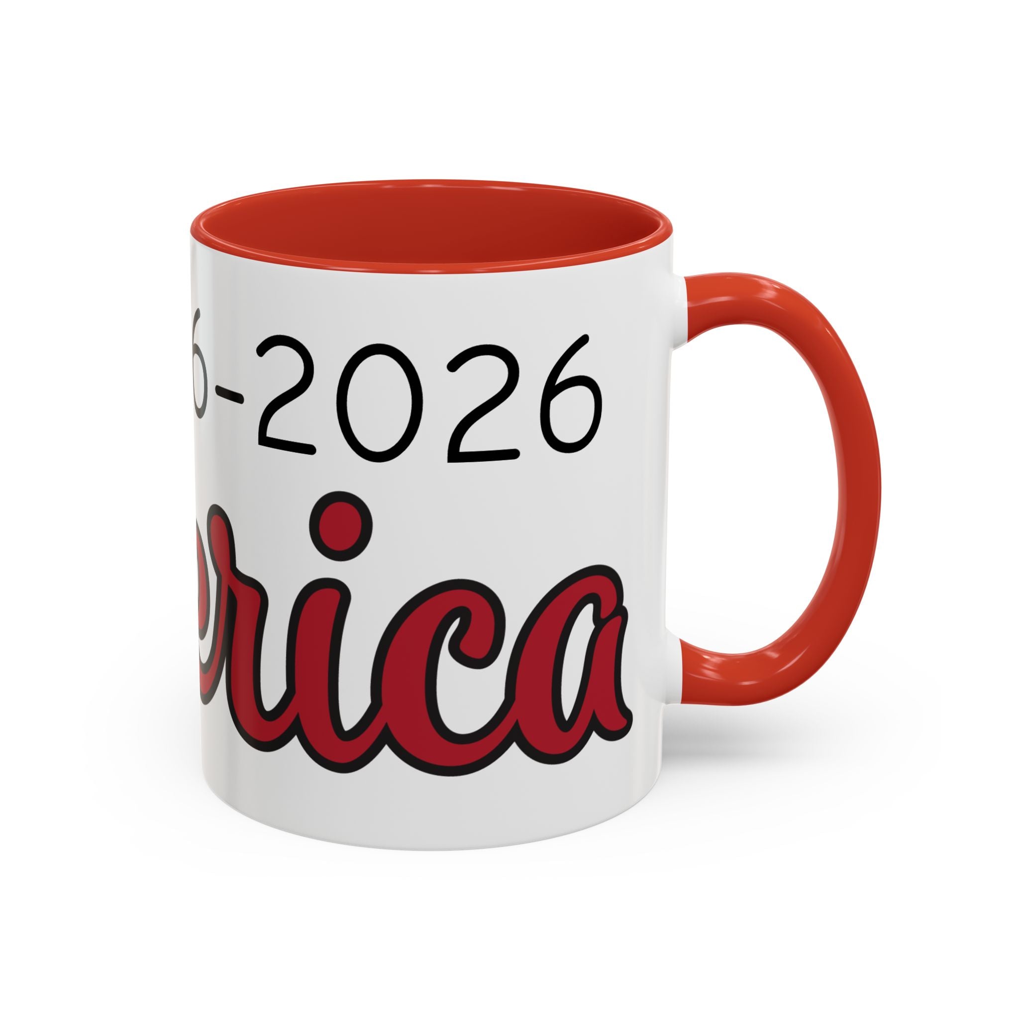 1776-2026 America Accent Coffee Mug — Patriotic Election Coffee Cup