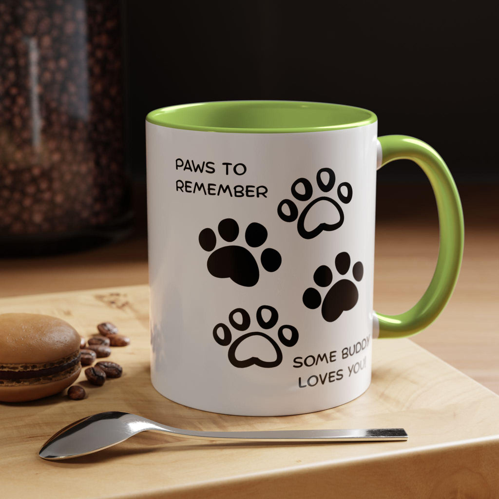 Paws To Remember paw print mug | Coffee Mug