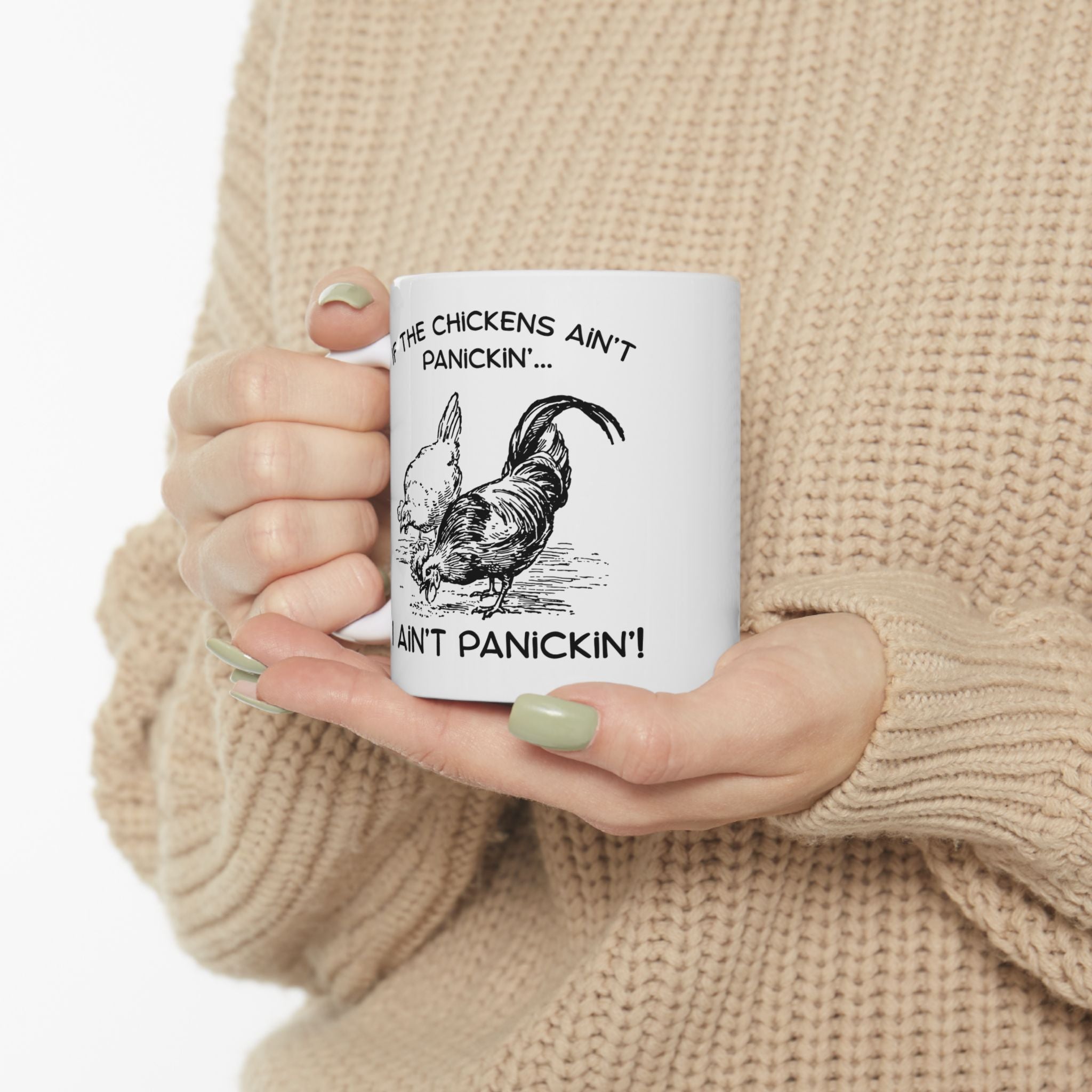 Chicken Life Ceramic Mug, (11oz, 15oz)