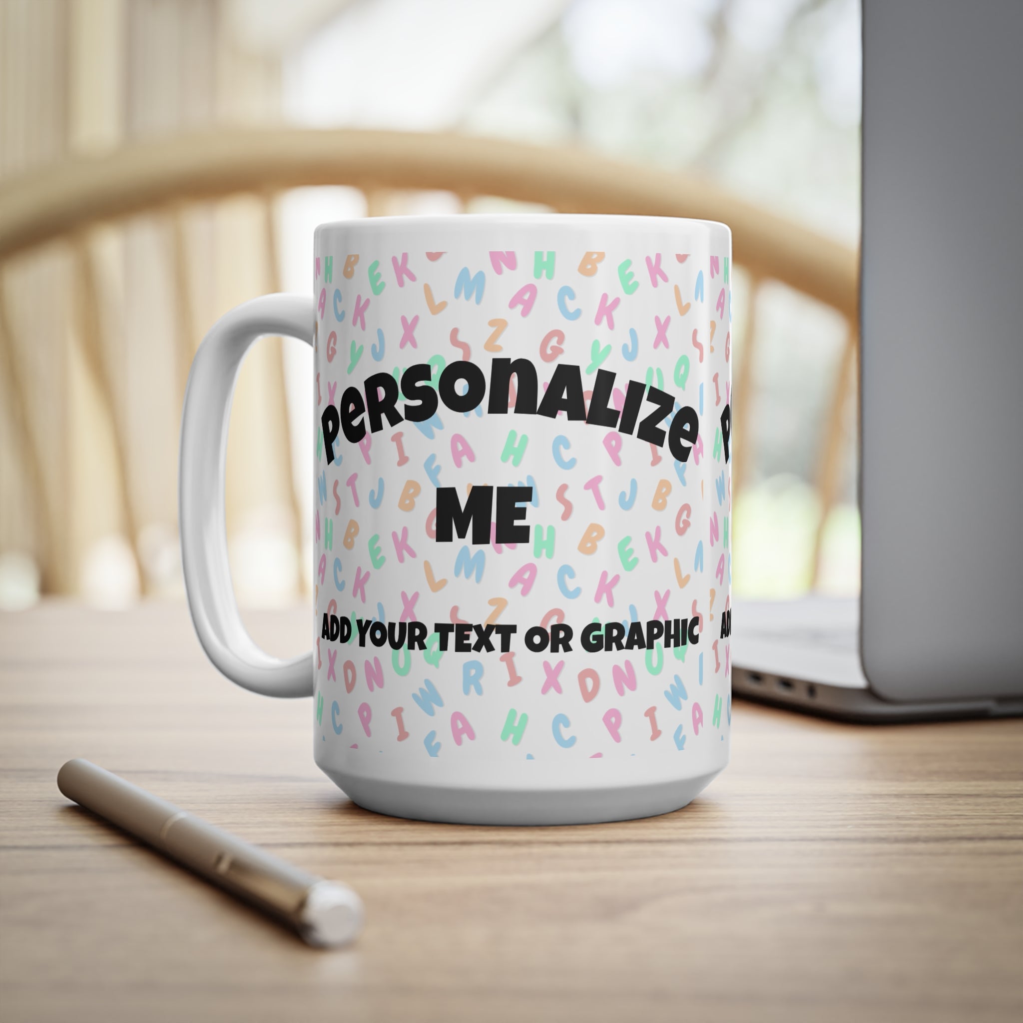 Personalized Mug | Add Your Own Design Ceramic Coffee Cup