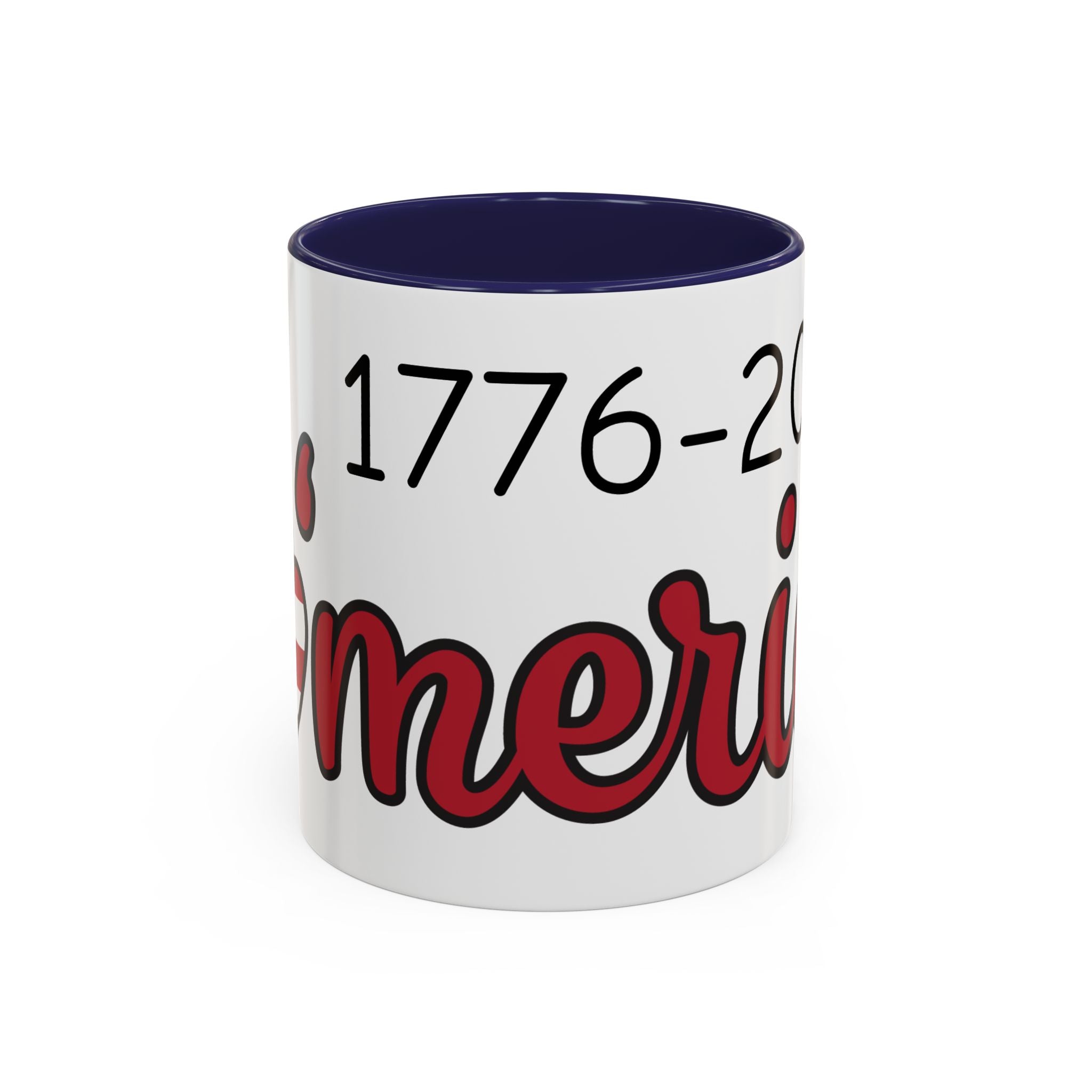 1776-2026 America Accent Coffee Mug — Patriotic Election Coffee Cup