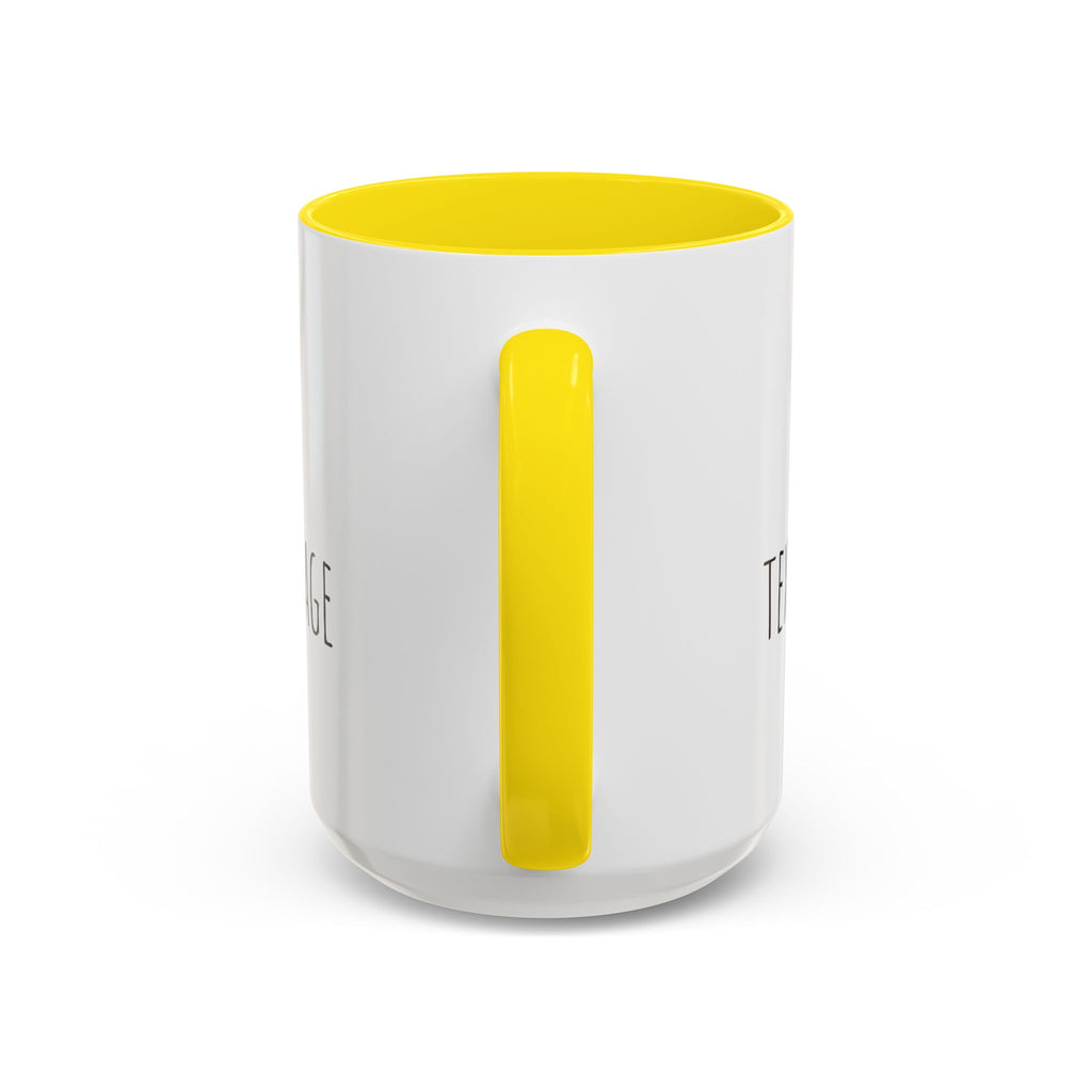 Personalize This Custom Text Photo Accent Coffee Mug | 11oz 15oz, Black Handle & Interior