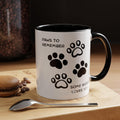 Paws To Remember paw print mug | Coffee Mug
