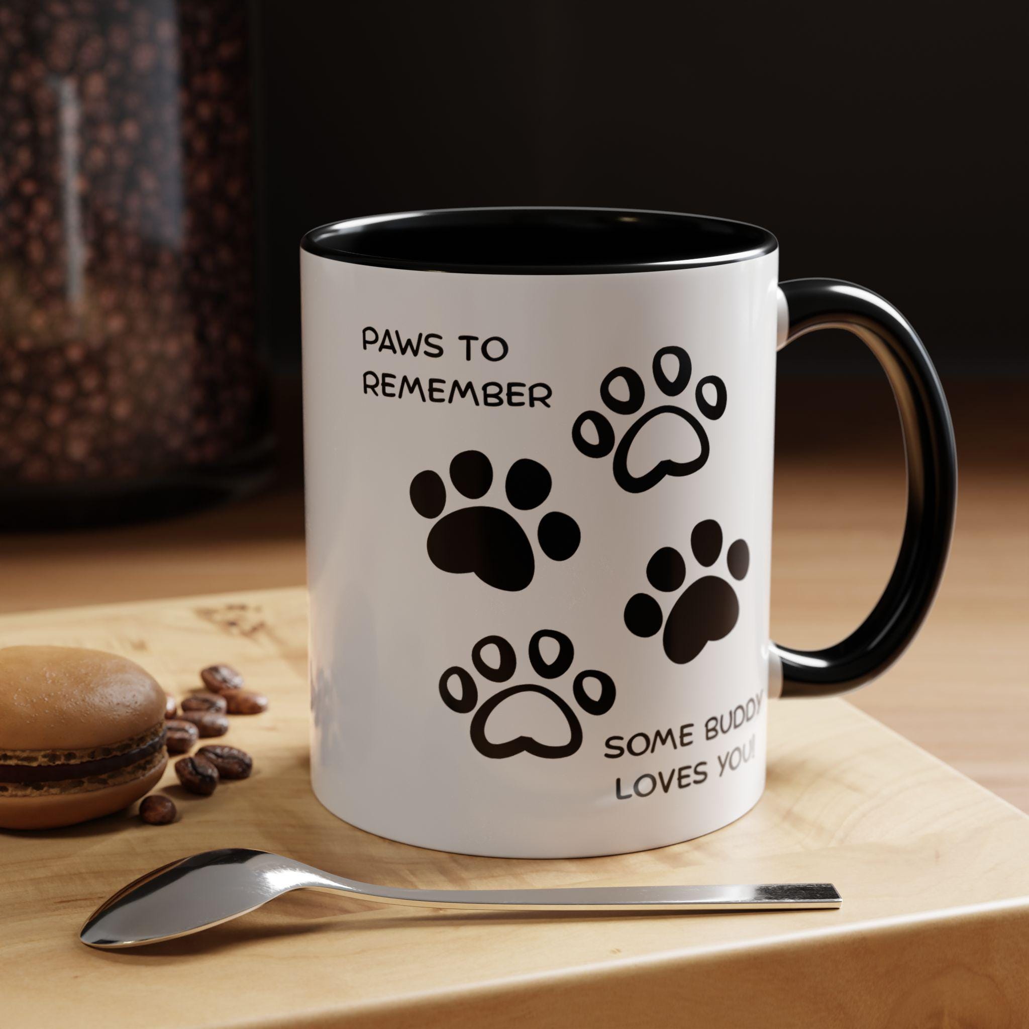 Paws To Remember paw print mug | Coffee Mug