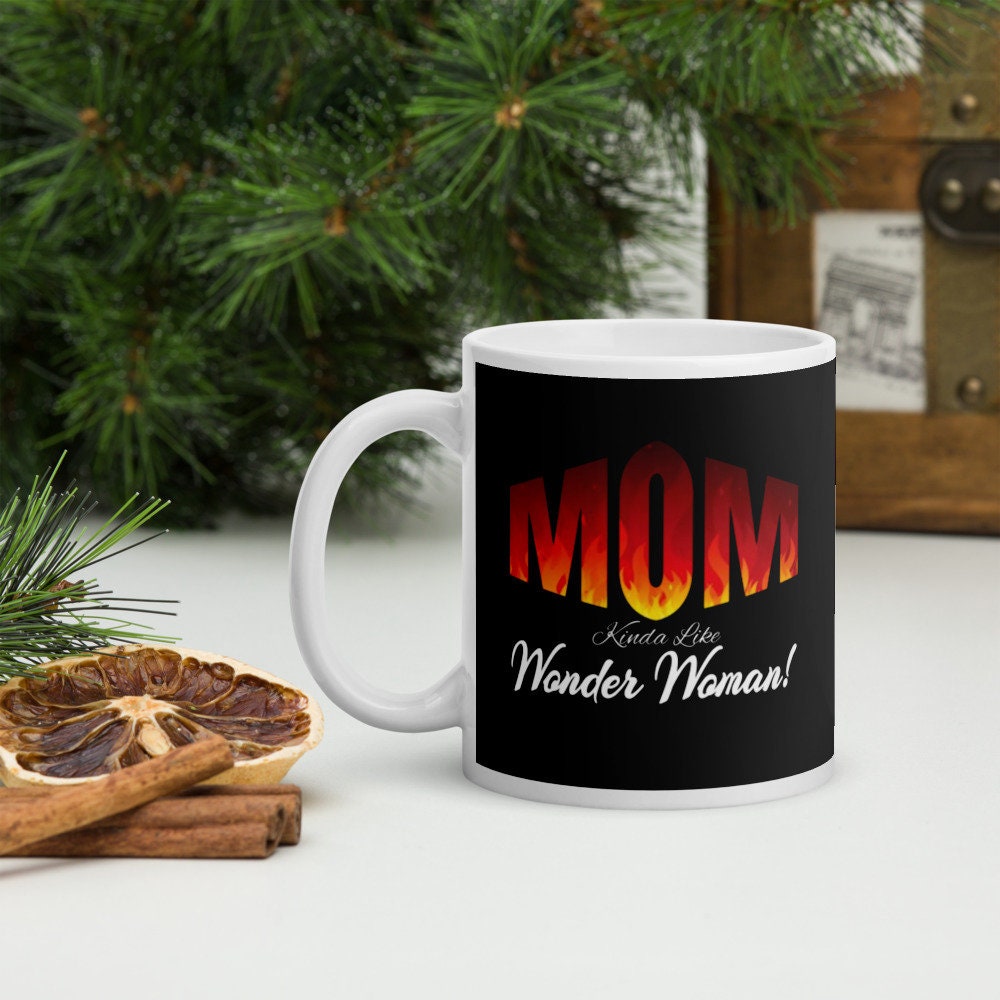 Wonder Mamma mug, Wonder Woman, Mugs for Moms, Free Spirit, Mugs for Her, Graphic Mug, Mugs for Women, Mother's Day Gift