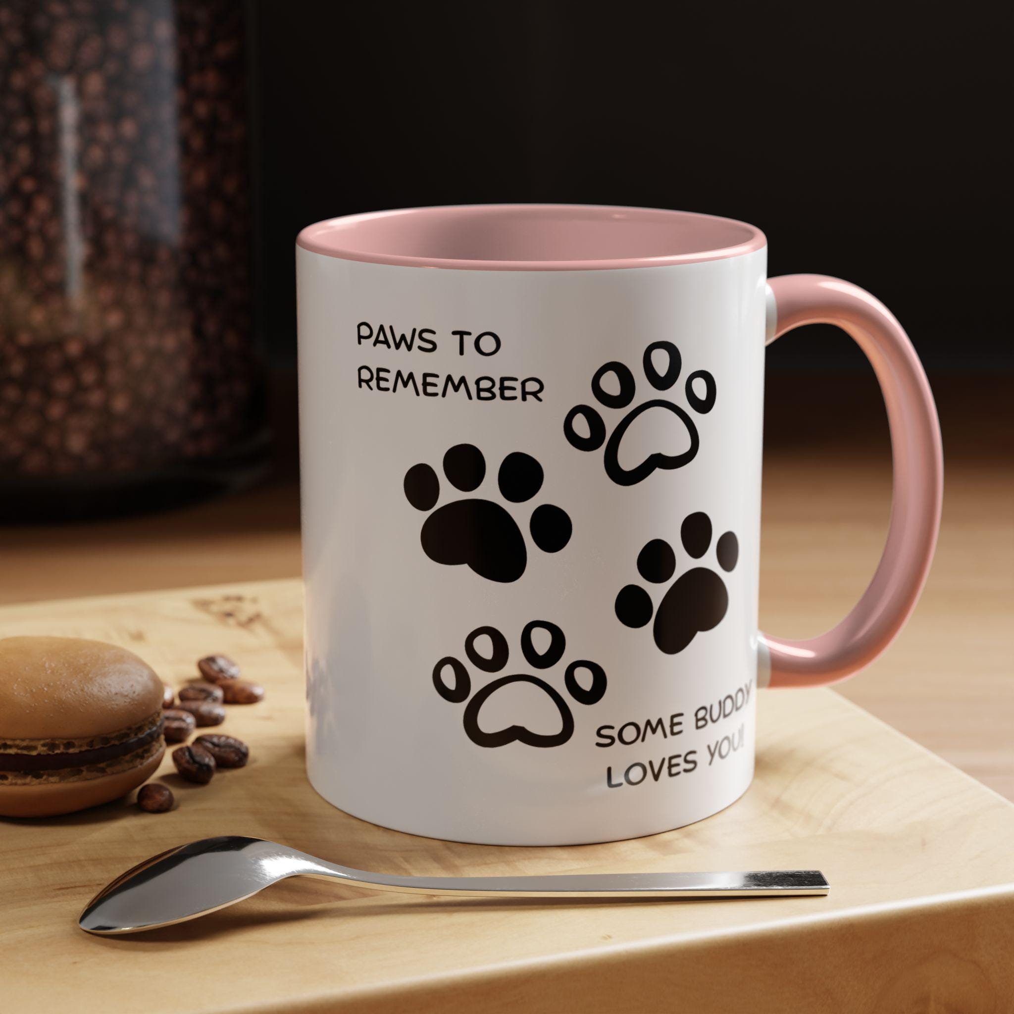 Paws To Remember paw print mug | Coffee Mug