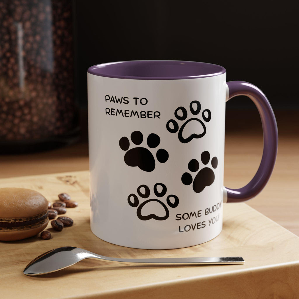 Paws To Remember paw print mug | Coffee Mug