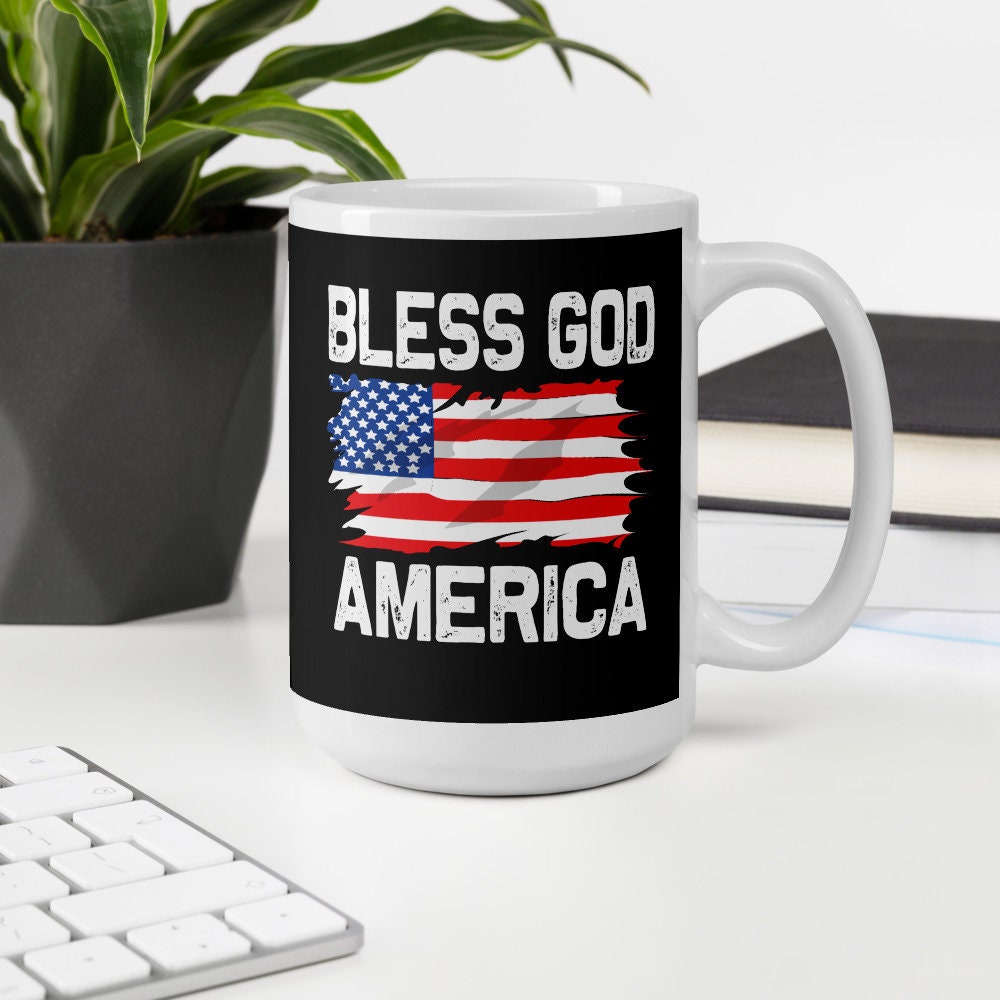 America coffee mug, christian coffee mug, coffee cup, fun coffee mug