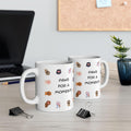 Multicolor Cat Paw Pattern Mug | Ceramic Coffee Tea Mug