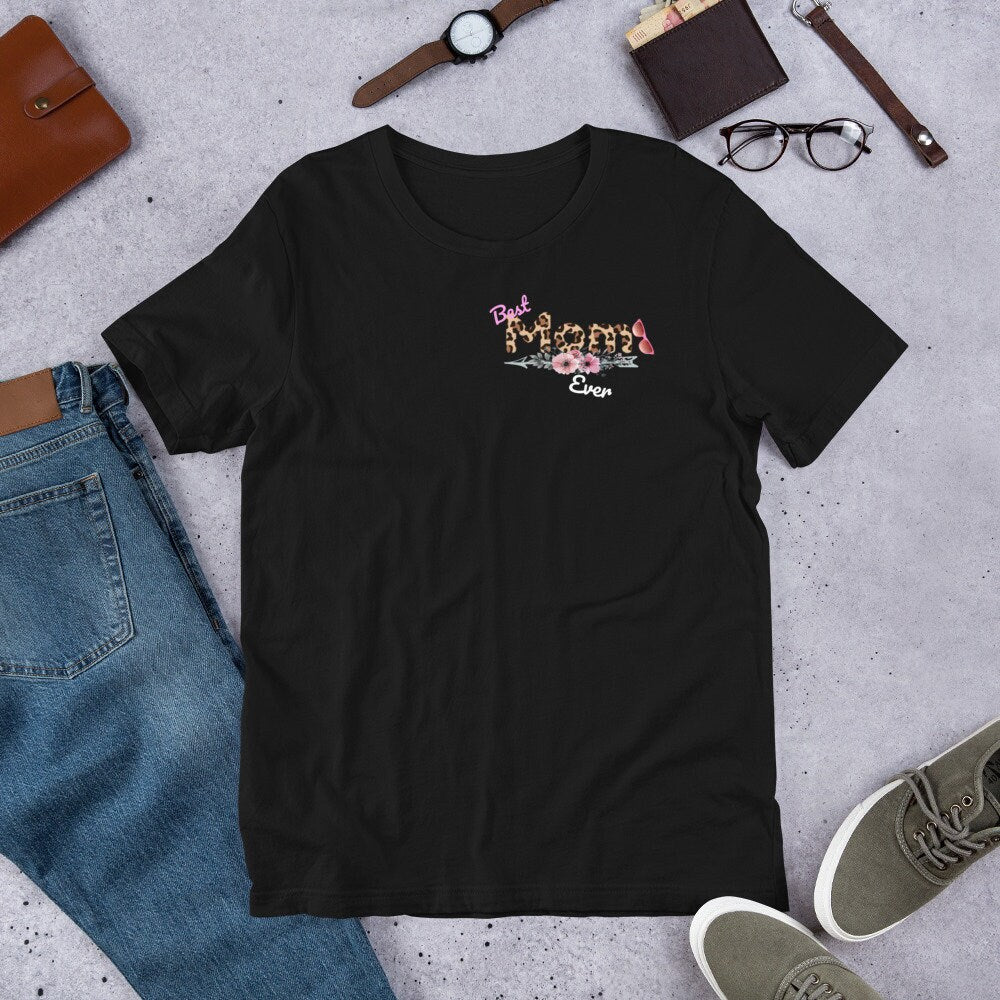 Best Mom Ever shirt, Mothers Day gift, Momlife shirt, Mom Life shirt, Funny Mom shirt, Cheetah print, Leopard print shirt, Gift for women