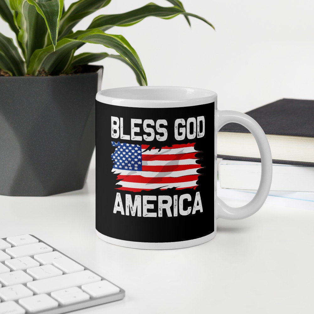 America coffee mug, christian coffee mug, coffee cup, fun coffee mug